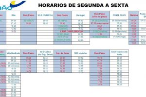 Portal Caparaó - Viação União informa horários das linhas de ônibus