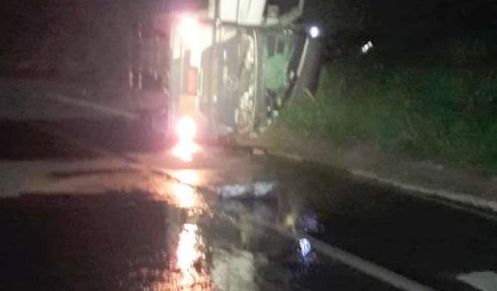 BR-262 interditada em Realeza; acidente mata uma pessoa - Portal Caparaó