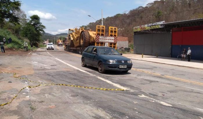 Rodovia BR-262 é liberada em Realeza - Portal Caparaó