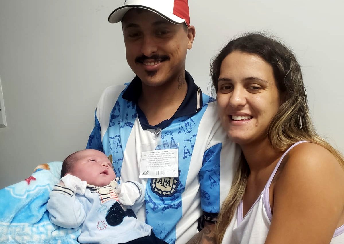 Gustavo é o primeiro bebê de 2023 na Maternidade do Hospital César Leite