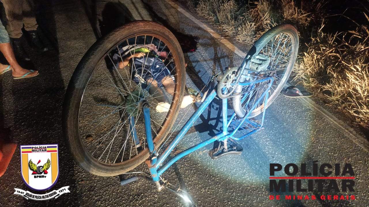 Ciclista morre atropelado em Reduto; motorista do carro fugiu