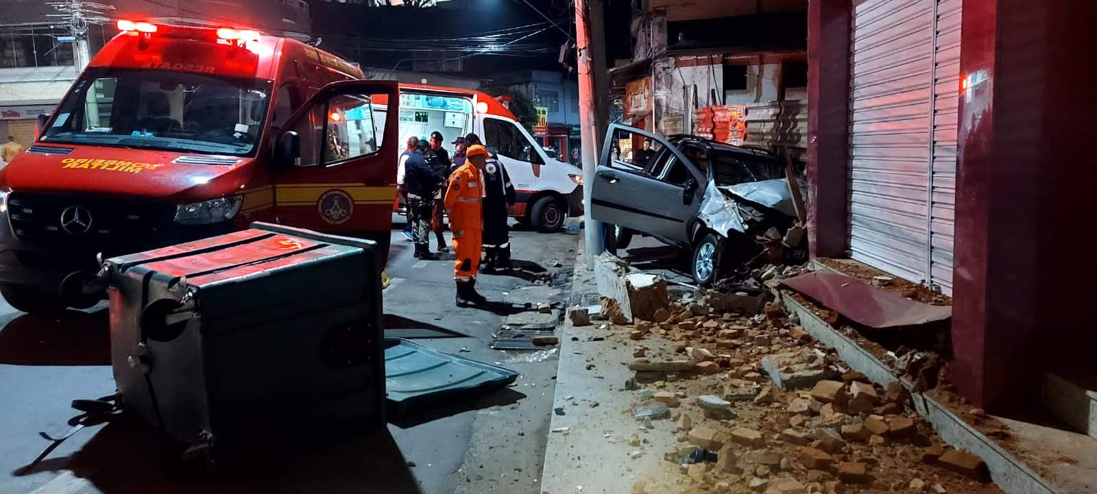 Motorista morre em colisão durante a madrugada deste domingo em Manhuaçu