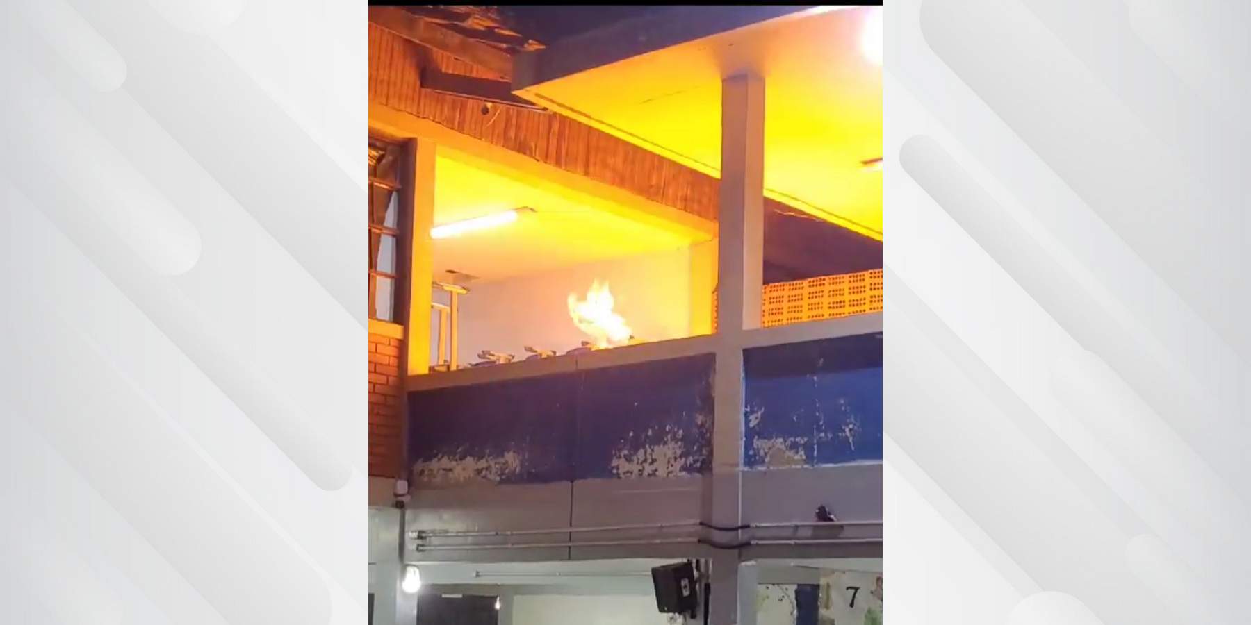 Princípio de incêndio causa tumulto e pânico em escola de Vilanova