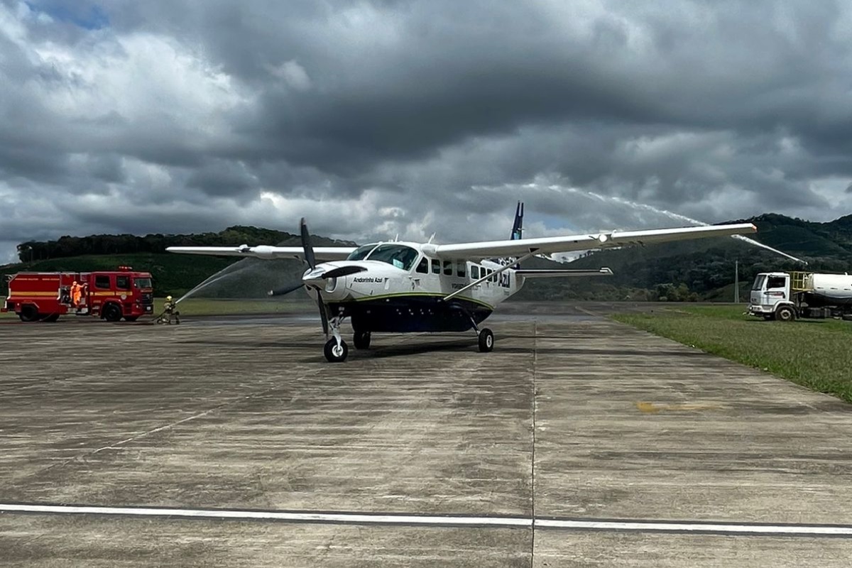Começam os voos para a cidade de Manhuaçu pela Azul Linhas Aéreas