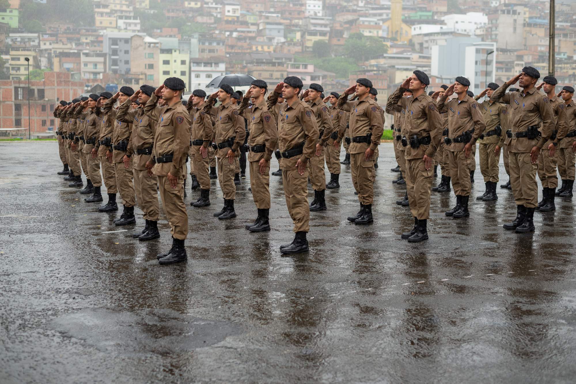 Polícia Militar realiza solenidade de entrega da boina a futuros soldados