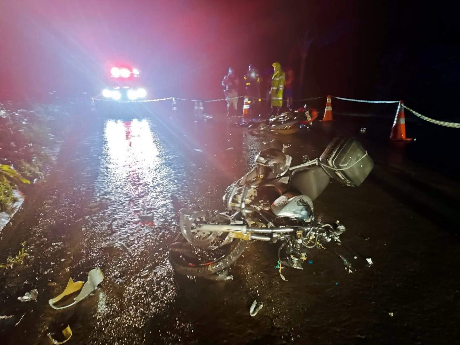 Instrutor de autoescola morre em colisão entre motos na rodovia de Luisburgo