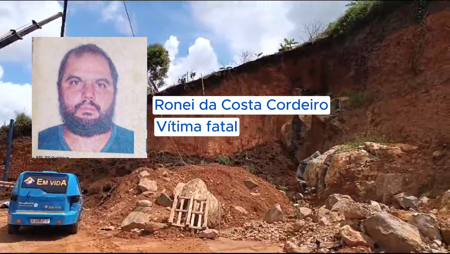 Trabalhador morre soterrado por barranco em Realeza